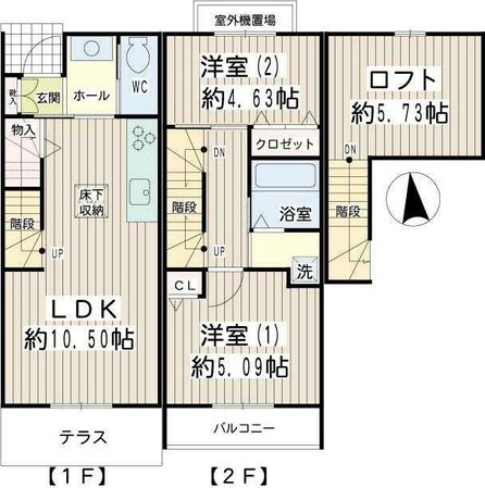 テラスルピナスの物件間取画像